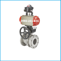 Van bi điều khiển khí nén tay quay