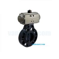 Van bướm nhựa điều khiển khí nén