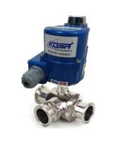 Van bi inox vi sinh điều khiển điện