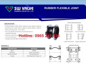 Catalogue khớp nối mềm