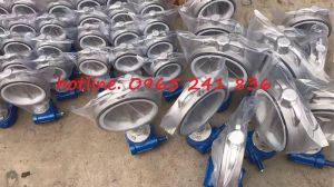 Van bướm inox gang nhựa DN40 DN50 DN65 DN80 DN100 DN125 DN150