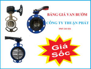 Bảng giá van bướm